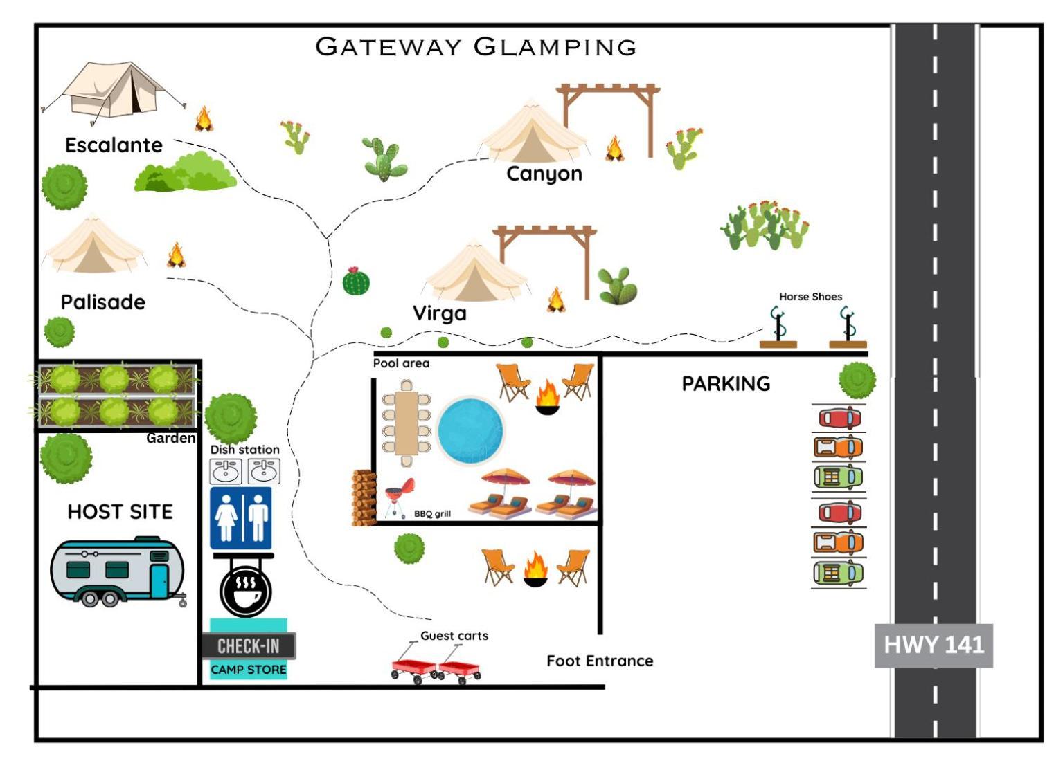 Отель Gateway Glamping Экстерьер фото